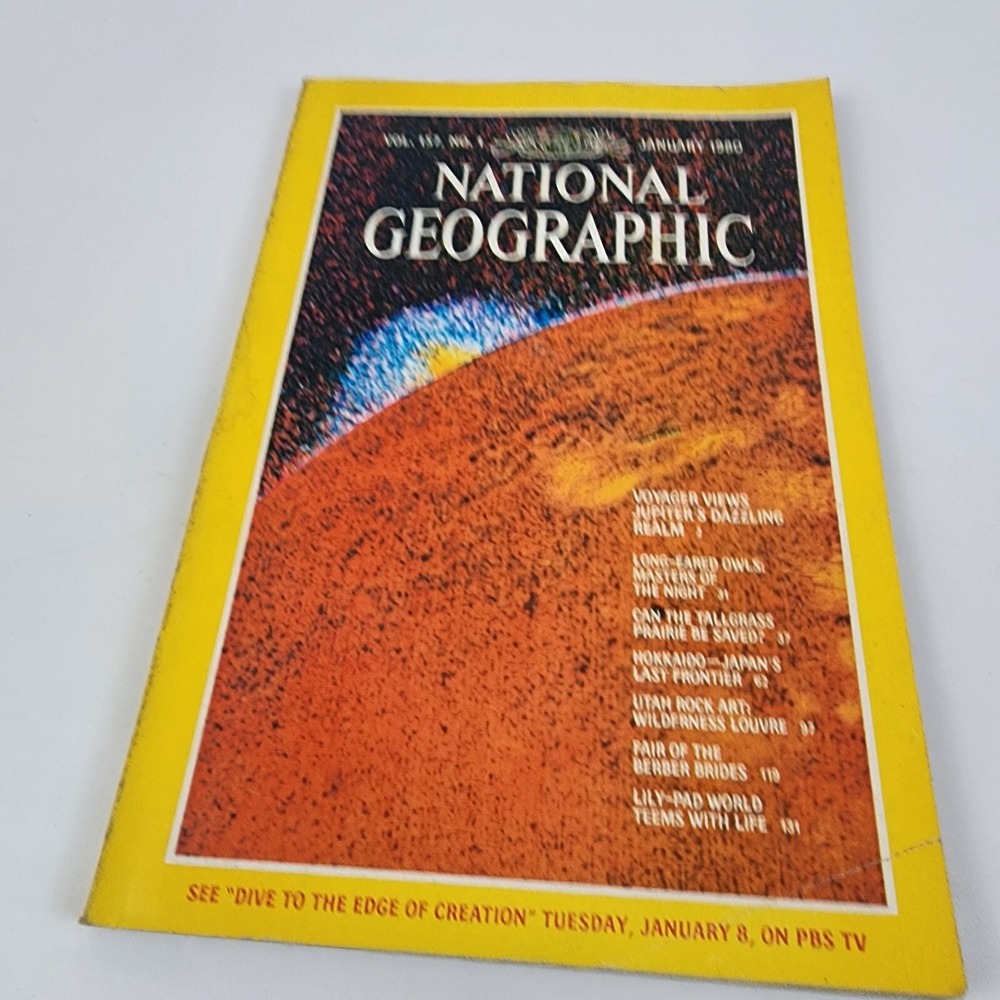 National Geographic Magazine January 1980 No Insert